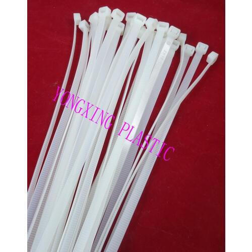 Free Shipping 100pcs 6X300MM nylon 66 Self-Locking Cable Zip Ties White BlACK color