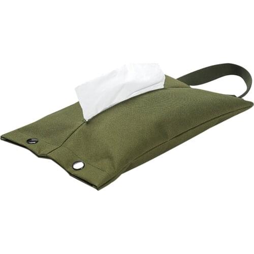 Tissue Case Outdoor Camping Hanging Napkin Paper Case Portable Tissue Dispenser Box Holder Storage Bag Home Car Tissue Holder