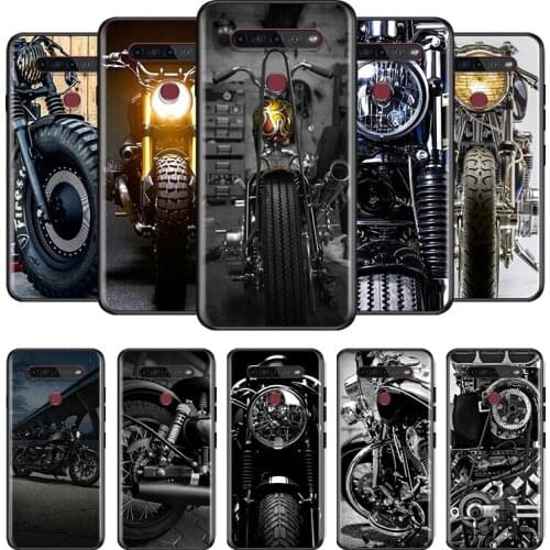 Cross motorcycle sports Metal For LG G8 V30 V35 V40 V50 V60 Q60 K40S K50S K41S K51S K61 K71 K22 ThinQ 5G TPU Silicone Phone Case