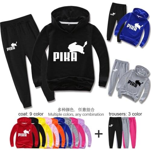 2-15Y Anime squirrel Go Tracksuit Kids elves Logo Printed Hoodie Pants 2pcs Sets Baby Boys Clothing Sets Toddler Girl Outfits