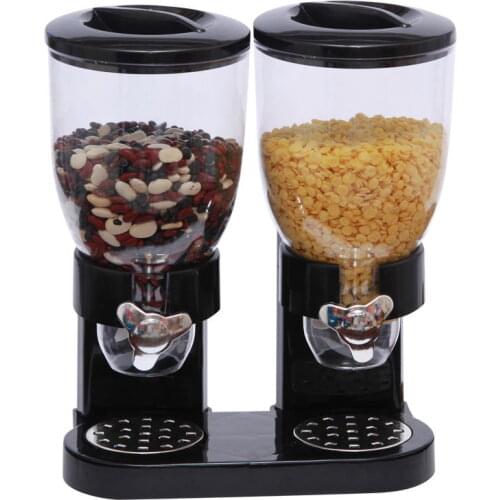 Cereal Dispenser Machine Tank Kitchen Storage Box Grain Food Grain Cans Container Multi-grain Barrel Household WJB41401