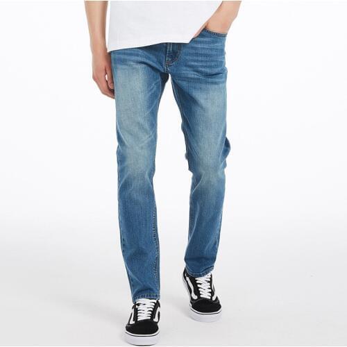 Jeans For Men 2020 New Stretch Jeans Mens Summer Casual Light Blue Slim Pants Color: Dark Blue Light Blue Black Gray