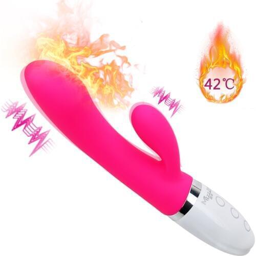 IKOKY Clitoris Stimulator Heating Vibrator AV Stick Magic Wand Female Masturbator Sex Toys For Women G-spot Massager