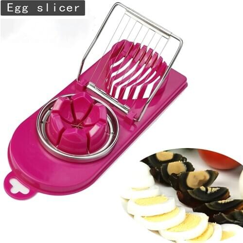 Stainless Steel Egg Slicer Multifunctional Egg Cutter Egg Fancy Splitter Kitchen Tools Cooking Tools Kitchen Gadgets Accessories