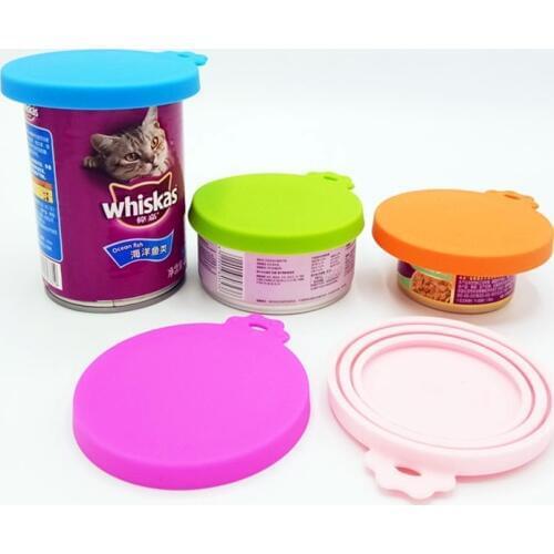 Reusable silicon Magic lids universal lid cat dog pet food wrap bowl pot lid silicone cover