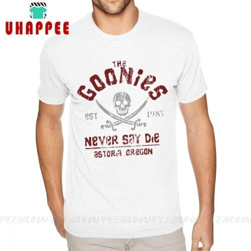 The Goonies Never Say Die Red Wholesale T Shirts 6xl For Men Creat Your Own T Shirt T-shirts