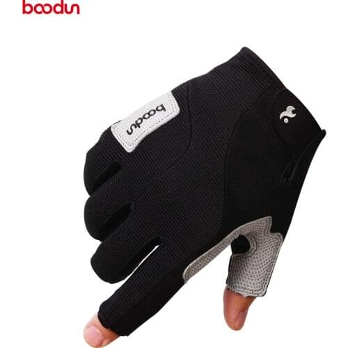 BOODUN Pro Summer Men Women Hiking Gloves Half Finger Breathable Outdoor Sports Glove Equipment Tactical Gloves Climbing Gloves