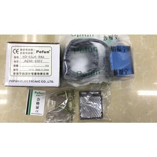 Genuine "Befoning pefun" sensor switch, mirror reflection photoelectric switch HD-E3JK-R4A