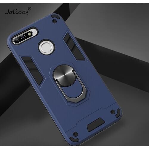 Silicone Car Magnetic Holder Covers Silicon For accesorios Huawei Honor 7A Coques Huawei etui Enjoy 8E Y6 2018 Prime Siliconeor