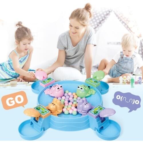 Family Party Funny Toys Hungry Frog Eating Beans Games Parent-Child Interactive Game Toy For Children Adult Stress Relief Toy