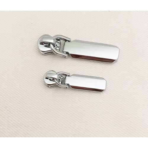 2Pcs #3#5 Zipper Pull Metal Zipper Slider Head DIY Clothes Bag Suitcase Accessories For Repair Kits Suppliers