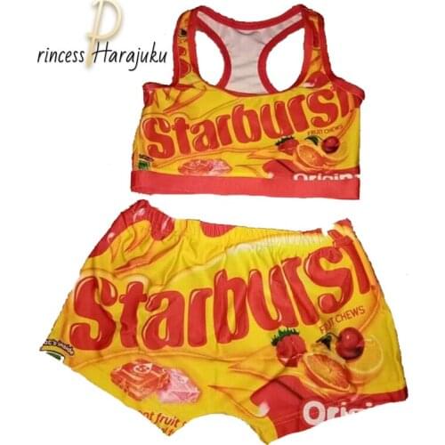 2021 Candy Tank Top And Stacked Pants 2 Piece Set Women Sportswear Sleeveless Tracksuits Fashion Casual Workout Matching Sets