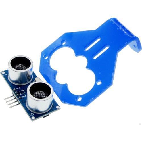 1lot=2pcs 1pcs HC-SR04 Ultrasonic Sensor + 1pcs Cartoon Ultrasonic Sensor Mounting Bracket