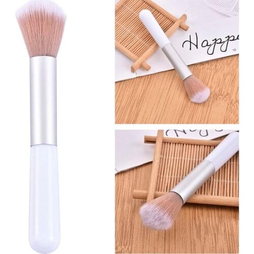 1 Pcs Loose Powder Concealer Blush Liquid Foundation White Beauty Cosmetic Tool Multi-Function Professional Face Makeup Brushes