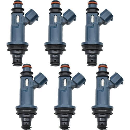 6PCS Fuel injector for Toyota Avalon Camry Highlander Sienna Solara 3.0L V6 1999-2004 23250-0A010 23209-20020 23250-20020