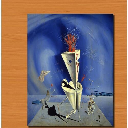 Apparatus and hand for Salvador Dali Art POSTER PICTURE PRINT ON CANVAS OIL PAINTING free shipping