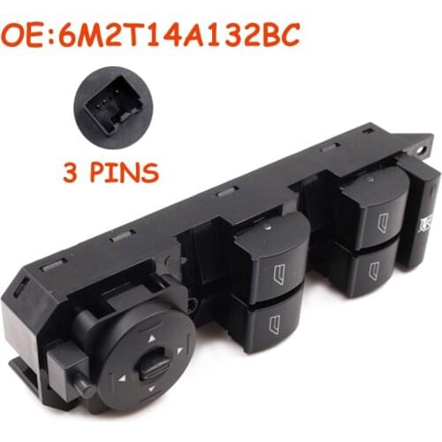 Car accessories 6M2T14A132BC 6M2T-14A132-BC Fit For Ford New Window Lifter Mirrow Switch Power Window Switch