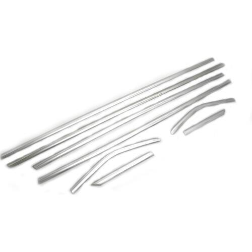 Car Styling Chrome Side Lower Edge Window Trim Set For Ford Focus MK3 Hatchback 12-13