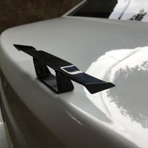 Car Rear Spoiler Mini Spoiler Wing Small Model ABS Plastic Without Perforation Tail Decoration Car Auto Stick Accessories