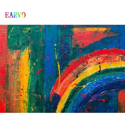 EARVO Colour Cotton Background Cloth Tie-Dyeing Backdrop Photo Studio Photography Screen Curtain Chroma Key Lighting Video wall