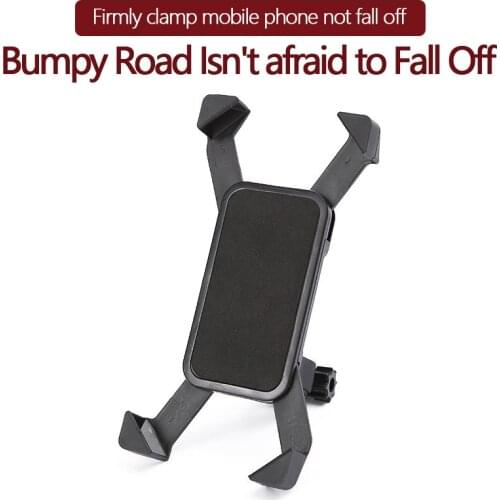 1PC Portable 360 Degree Rotating Motorcycle Mobile Phone Holder GPS Bracket Bicycle Electric Scooter Wear-free Mobile Holder