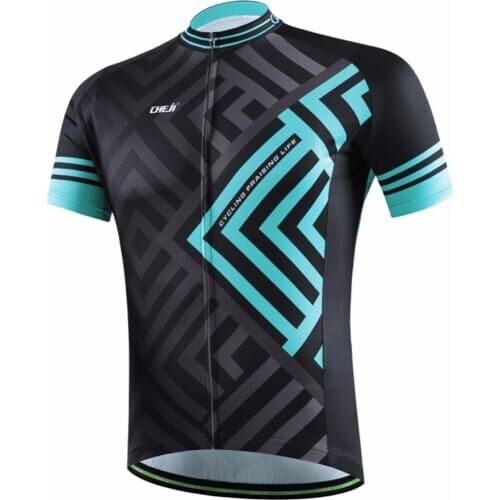 Summer Pro Team Cool Mens Short Sleeve Cycling Jersey Bike Bicycle Clothing Top S-3XL Polyester Soft Breathable Mesh Clothing