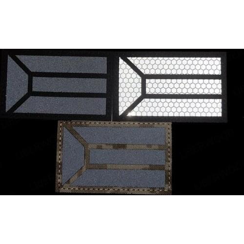 LIBERWOOD Kuwait Flag Patch Military Tactical Armband Reflective KUW KWI IR Infrared Badge Hook Loop Applique Laser Cutting