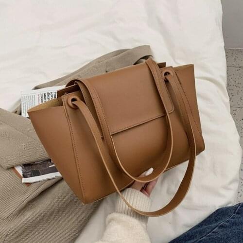 Fashion PU Leather Totes Bags for Women New Winter Lady Trending Designer Shoulder Bag Girls Handbags Womens Crossbody Bag