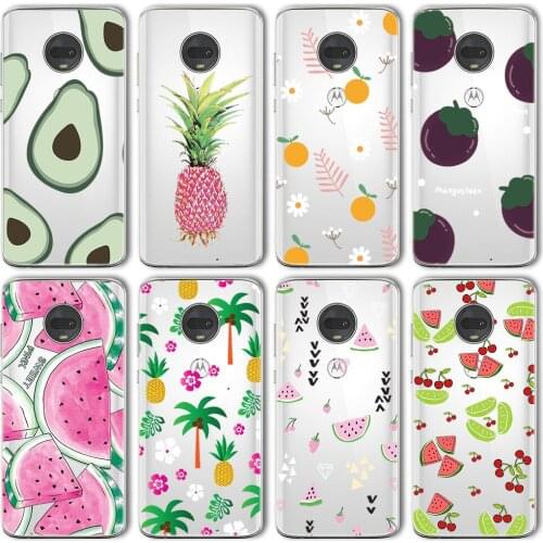 Ciciber Fruit Fashion Cute Art Case For Motorola Moto G10 G30 G9 G8 E7 E6S G7 G6 E6 G5 G5S E5 One Macro Plus Play Power Lite TPU