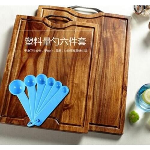 Party Favors 6pc measuring spoon set plastic kitchen measuring tools coffee scoop teaspoon salad 1/8 1/4 1/2 1tsp 1/2 1 tbs