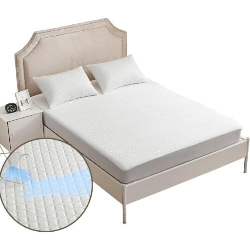 2021 New Polymer Ice Silk Mat Three-piece Folding Soft Mat Summer Air-conditioned Student Seat Waterproof Bed Sheet Bed Sheets