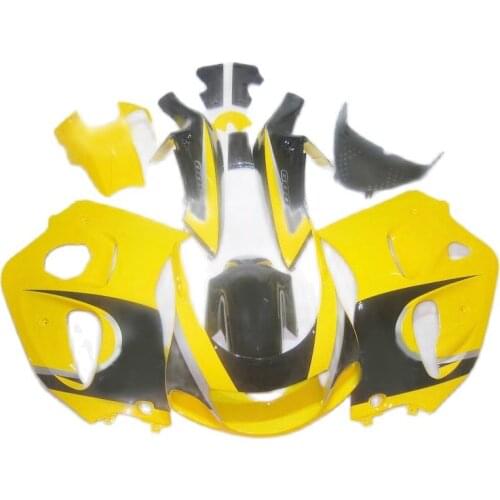 Motorcycle Fairings for SUZUKI SRAD GSXR600 GSXR750 1996 1997 1998 1999 2000, Black Yellow fairing kit GSXR 600 750 PL55