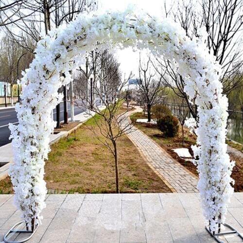 Wedding Site Layout Mall opening Arches Sets Event Decoration Supplies (Arch shelf+Cherry blossoms) Free Shipping