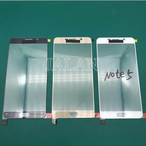 5PCS front Glass Panel for Sumsung note2 note 3 note4 note5 note3 Neo J7 Next J7 Max J4 LCD touch front panel changed repair