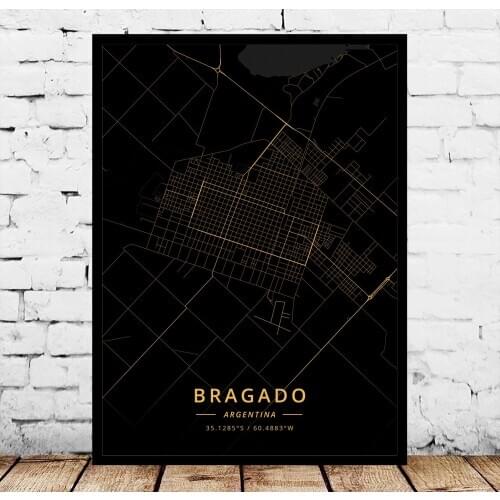 Bragado Mendoza Moreno Rosario Argentina Poster