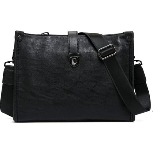 2020 New Luxury Brand Business Leather Bag Men Shoulder Bag For Man Messenger Bags Casual Male Crossbody Bags Travel Handbags