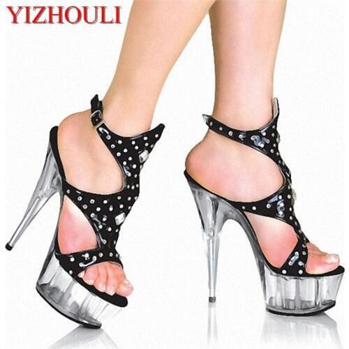 Pink DJ shoes sexy and super high heels 15 cm, sexy dancing shoes Wedding shoes