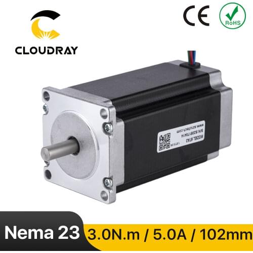 Nema23 Stepper Motor 57mm 2 Phase 300Ncm 5A Stepper Motor 4-lead Cable for 3D printer CNC Engraving Milling Machine