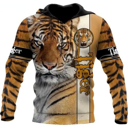 CLOOCL Animal Beautiful Love Tiger 3D All Over Printed Unisex Deluxe Hoodie Men Sweatshirt Zip Pullover Casual Jacket Tracksuits
