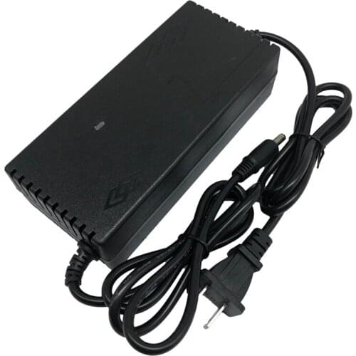 14.6V 5A Battery Charger Dual-Line Cooling Hole Four-String 12V Lithium Battery Pack Charger Input AC100-240V US Plug