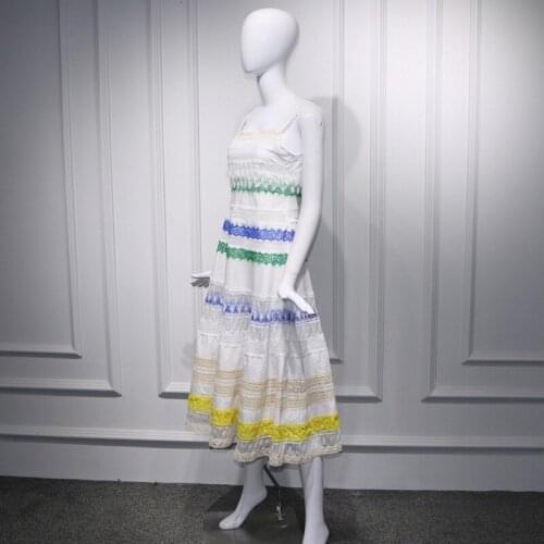 Summer Sexy Sleeveless Spaghetti Strap Boho Midi Dress Women Slash Neck Off Shoulder Striped Long Sundresses Ladies 2020 Fashion