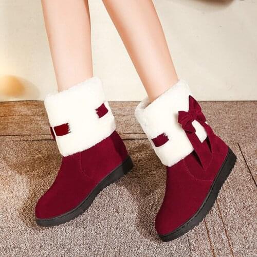 2021 ladies fashion platform boots chunky wedges women boots casual bottom winter shoes woman
