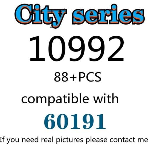 88PCS 10992 Building Block Toy City Series 60191 Assembled Building Block Childrens Toy Gifts