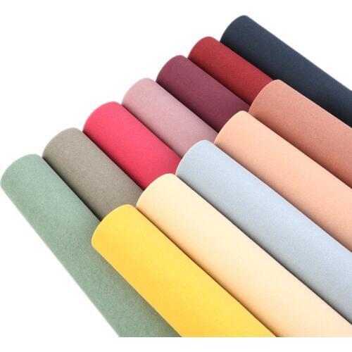 David accessories 20*33cm faux artificial short velvet foam slice leather fabric hair bow diy decoration crafts 1piece,1Yc6113