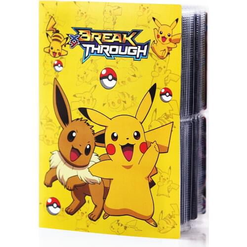 Pokemon Card Album, TAKARA TOMY Cartoon Book, 240 Pieces of VMAX GX EX Game Card Collection Text Pieces of Cool Kids Toy Gifts