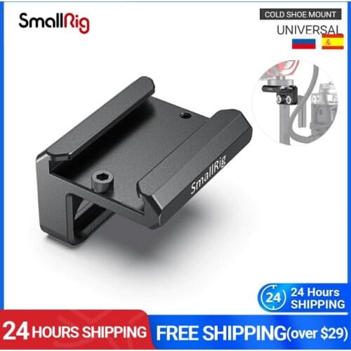 SmallRig Quick Release Cold Shoe Mount to Camera Rigs/L Brackets/Cages Cold Shoe Plate Camera Accessories DIY Rig- BUC2736
