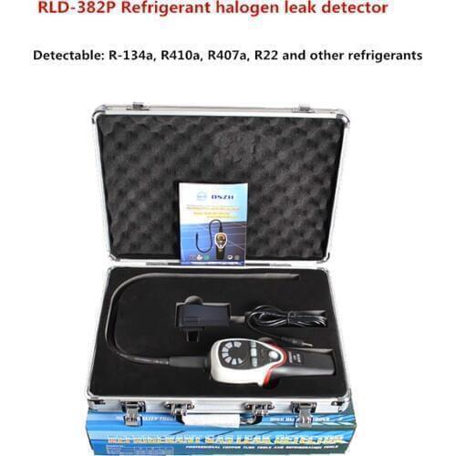 Refrigerant halogen leak detector Air conditioning refrigerant leak tester R-134a R410a R407a R22 RLD-382P Y