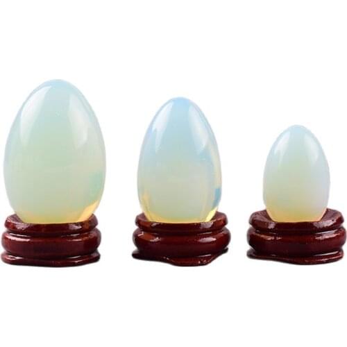 Yoni Egg Opalite Undrill Crystal Mineral Jade Massage Ball Kegel Exercise Tool Pelvic Floor Muscle Vagina For Woman Health Care