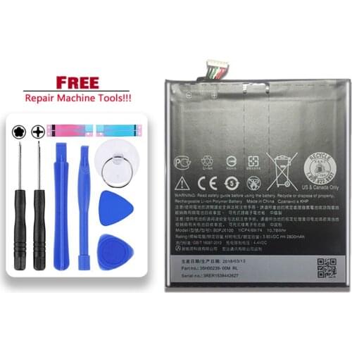 For HTC One E9 E9w / E9+ Plus E9PW Polymer Li-ion Battery Mobile Phone Replacement Battery BOPJX100 2800mAh