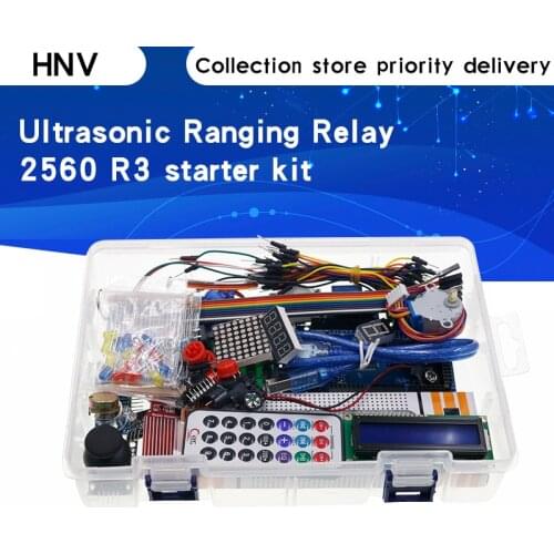 Mega 2560 r3 starter kit motor servo RFID Ultrasonic Ranging relay LCD for arduino